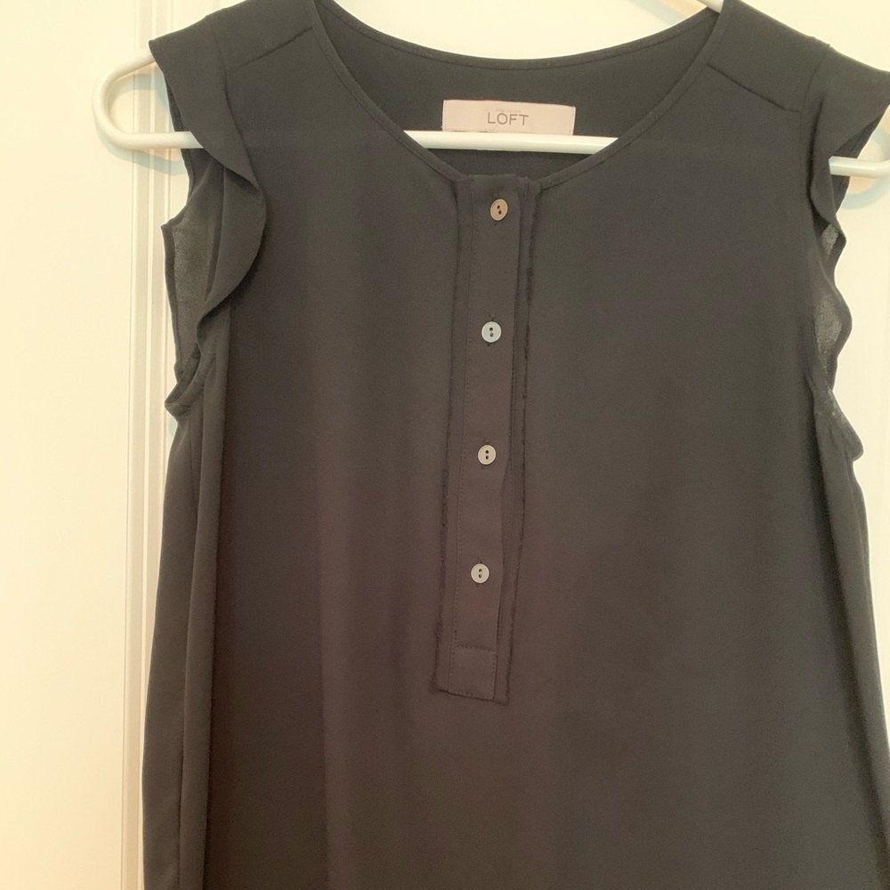Loft Ruffle Sleeve Blouse
